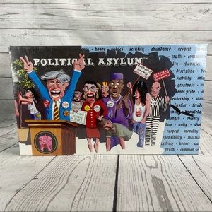New Political Asylum Board Game REX Games 2000 Sealed 2-6 Player Ages Adult